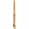 Ekena Millwork Richland Rough Sawn Timber Gable Bracket, Western Red Cedar, 60"W x 40"H x 2"D x 4"F, 16/12 Pitch GBW060X40X0204RIC00RWR - alternate 4